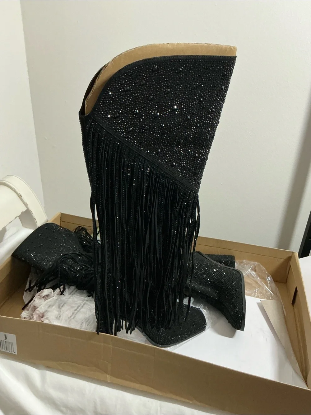 🆕 Jessica Simpson | Asire Fringe Knee Boots - Western Style